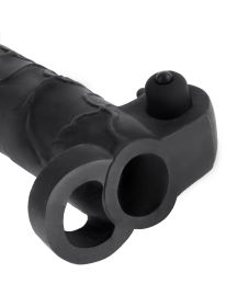 Fantasy X-Tensions Vibrating Real Feel 2-Inch Extension - Black