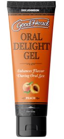 Goodhead - Oral Delight Gel - Peach 4 Oz Bulk