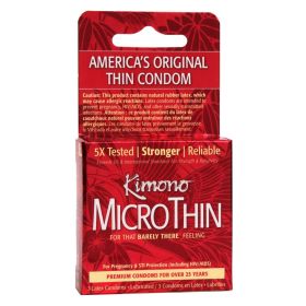 Kimono Microthin Ultra Thin - 3 Pack