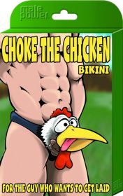 Choke the Chicken Bikini - One Size - Black