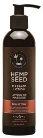 Hemp Seed Massage Lotion - Isle of You - 8 Fl. Oz. / 237ml