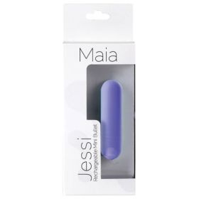 Maia Jessi Rechargeable Mini Bullet-Teal (Color: Purple)